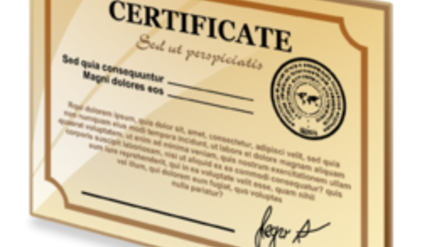 информация о выдаче сертификатов